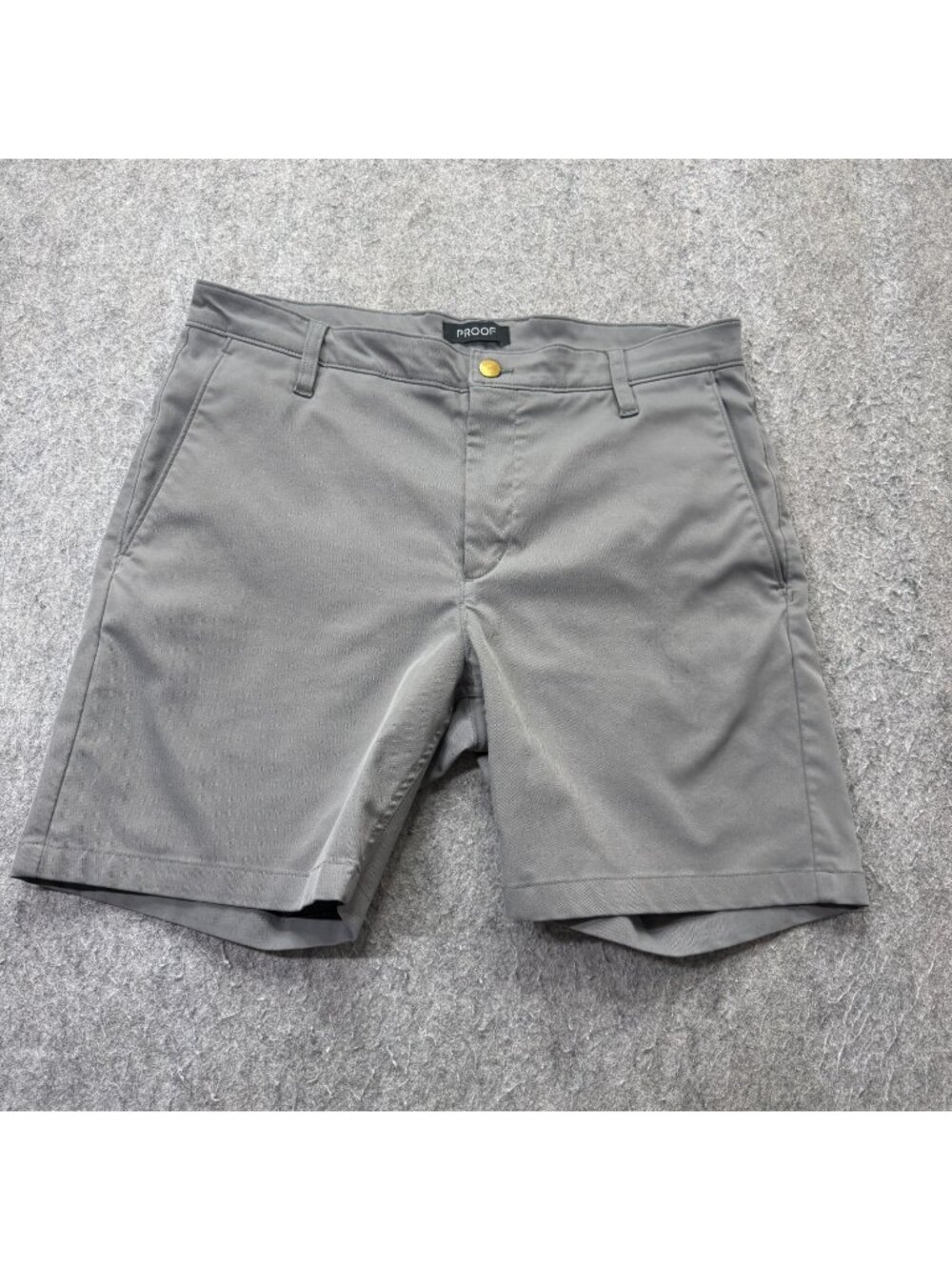 Proof Nomad Shorts Men 33 Gray 7" Technical Travel Golf Huckberry